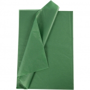 Silkespapper, grön, 50x70 cm, 17 g, 10 ark/ 1 förp.