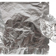 Slagmetall, silver, 16x16 cm, 25 ark/ 1 förp., 0,625 m2