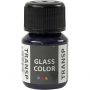 Glasfärg transparent, marinblå, 30 ml/ 1 flaska
