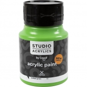 Creall Studio akrylfärg, semi opaque, brilliant green (50), 500 ml/ 1 flaska