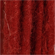Jute Wire, röd, tjocklek 2-4 mm, 3 m/ 1 förp.