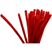 Piprensare, röd, L: 30 cm, tjocklek 9 mm, 25 st./ 1 förp.