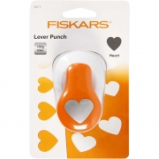 Lever Punch, heart, Dia. 25 mm, stl. M , 1 st.