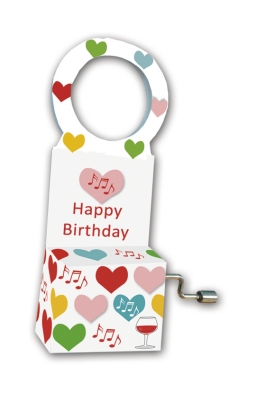 Speldosa, Flask-musik, Hjärtan och vinglas/Happy Birthday