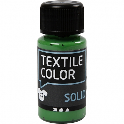 Textile Solid textilfärg, briljantgrön, täckande, 50 ml/ 1 flaska