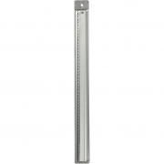 Skärlinjal, metall, L: 50 cm, 1 st.