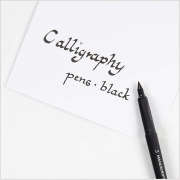 Kalligrafipennor, tusch, svart, spets 1,4+2,5+3,6+4,8 mm, 4 st./ 1 förp.