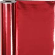 Presentpapper, röd, B: 50 cm, 65 g, 100 m/ 1 rl.