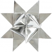 Stjärnstrimlor, silver, L: 45 cm, Dia. 4,5 cm, B: 10 mm, 100 strimlor/ 1 förp.