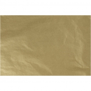 Silkespapper, guld, 50x70 cm, 17 g, 25 ark/ 1 förp.