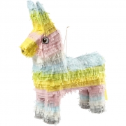 Piñata , pastellfärger, stl. 39x13x55 cm, 1 st.