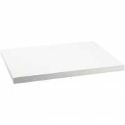 Färgad kartong, vit, A2, 420x600 mm, 250 g, 100 ark/ 1 förp.