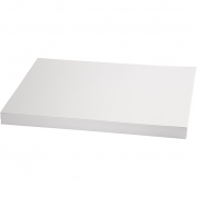 Färgad kartong, vit, A3, 297x420 mm, 250 g, 100 ark/ 1 förp.