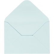 Kuvert, ljusblå, kuvertstl. 11,5x16 cm, 110 g, 10 st./ 1 förp.