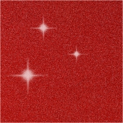 Kort och kuvert, röd, kortstl. 10,5x15 cm, kuvertstl. 11,5x16,5 cm, glitter, 110+250 g, 4 set/ 1 förp.