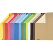 Colorbar rivkartong, mixade färger, A4, 210x297 mm, 250 g, 16x10 ark/ 1 förp.