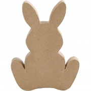 Hare, H: 18 cm, djup 2,5 cm, 1 st.