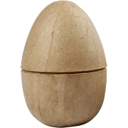 Tvådelat ägg, H: 12 cm, Dia. 9 cm, 1 st.