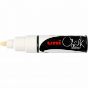 Chalk Marker, vit, spets 8 mm, 1 st.