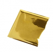 Limfolie, guld, 10x10 cm, 30 ark/ 1 förp.