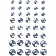 Halv-pärlor, blå, stl. 6+8+10 mm, 40 st./ 1 förp.