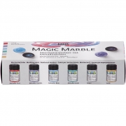 Magisk marmorfärg, metallicfärger, 6x20 ml/ 1 förp.