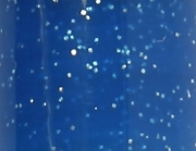Glas- och porslinstusch, blå, glitter, spets 2-4 mm, semi opaque, 1 st.