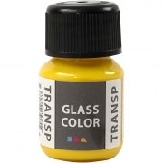 Glasfärg transparent, citrongul, 30 ml/ 1 flaska