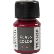 Glasfärg transparent, rosa, 30 ml/ 1 flaska