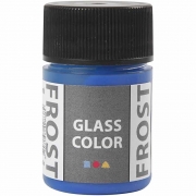 Glasfärg frost, blå, 30 ml/ 1 flaska