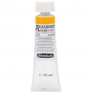 Schmincke AKADEMIE® Acryl color , chrome yellow hue (225), semi transparent, 60 ml/ 1 flaska