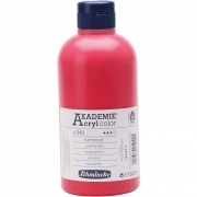 Schmincke AKADEMIE® Acryl color , carmine red (340), semi transparent, 500 ml/ 1 flaska