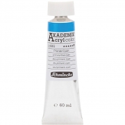 Schmincke AKADEMIE® Acryl color , primary blue cyan (446), täckande, 60 ml/ 1 flaska