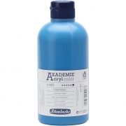 Schmincke AKADEMIE® Acryl color , cerulean blue (449), täckande, 500 ml/ 1 flaska