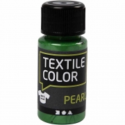 Textile Color, briljantgrön, pärlemor, 50 ml/ 1 flaska