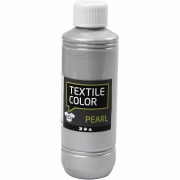Textile Color, silver, pärlemor, 250 ml/ 1 flaska