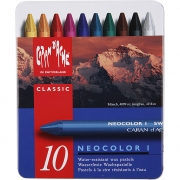 Neocolor I, mixade färger, L: 10 cm, tjocklek 8 mm, 10 st./ 1 förp.
