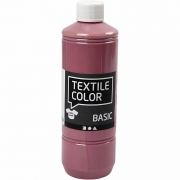 Textile Color textilfärg, mörkrosa, 500 ml/ 1 flaska