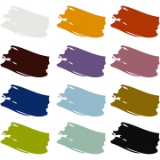 Textile Color textilfärg, mixade färger, 12x50 ml/ 1 förp.