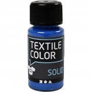 Textile Solid textilfärg, briljantblå, täckande, 50 ml/ 1 flaska