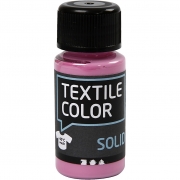 Textile Solid textilfärg, rosa, täckande, 50 ml/ 1 flaska
