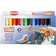 Playcolor Textilfärg, mixade färger, L: 14 cm, 12 st./ 1 förp., 5 g