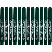 Colortime tuschpennor, mörkgrön, spets 5 mm, 12 st./ 1 förp.