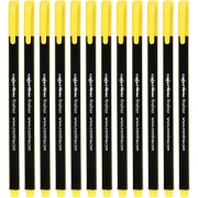 Colortime Fineliner Tusch, gul, spets 0,6-0,7 mm, 12 st./ 1 förp.