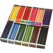 Colortime färgpennor, mixade färger, L: 17,45 cm, kärna 5 mm, JUMBO, 12x12 st./ 1 förp.