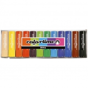 Soft Color Stick, mixade färger, L: 8 cm, 12 st./ 1 förp.