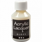 Akryllack, blank, 100 ml/ 1 flaska