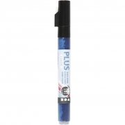 Plus Color tusch, marinblå, L: 14,5 cm, spets 1-2 mm, 1 st., 5,5 ml