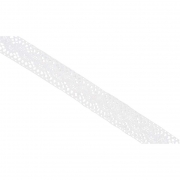 Spetsband, vit, B: 30 mm, 10 m/ 1 rl.