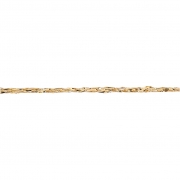 Lurex garn, guld, L: 160 m, 25 g/ 1 nystan